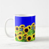 Sonnenblumen Kaffeemaschine Tasse Ukraine Flag Far (Links)