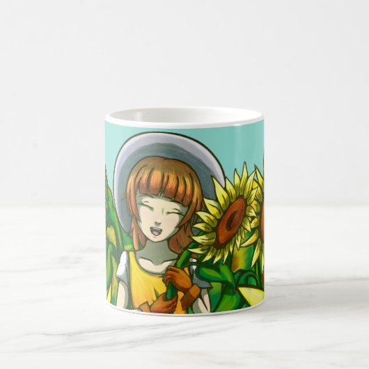 Sonnenblumen Kaffeetasse (Mittel)