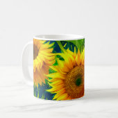 Sonnenblumen Kaffeetasse (Vorderseite Links)