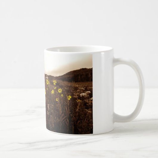 Sonnenblumen Kaffeetasse (Rechts)