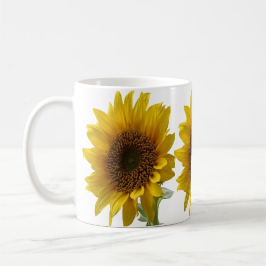 Sonnenblumen-Kaffeetasse Kaffeetasse (Links)