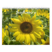 Sonnenblumen Kalender (Titelbild)