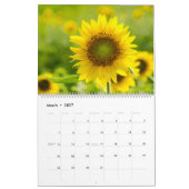 Sonnenblumen Kalender (Mär 2027)