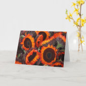 Sonnenblumen Karte (Gelbe Blume)