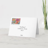 "Sonnenblumen " Karte (Rückseite)