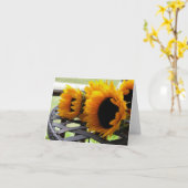Sonnenblumen Karte (Gelbe Blume)