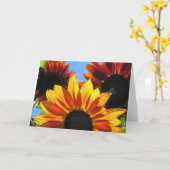 Sonnenblumen Karte (Gelbe Blume)
