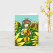 Sonnenblumen Karte (Gelbe Blume)