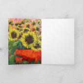 SONNENBLUMEN KARTE (Innenseite)