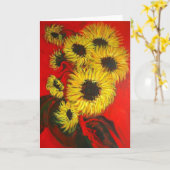 SONNENBLUMEN KARTE (Gelbe Blume)