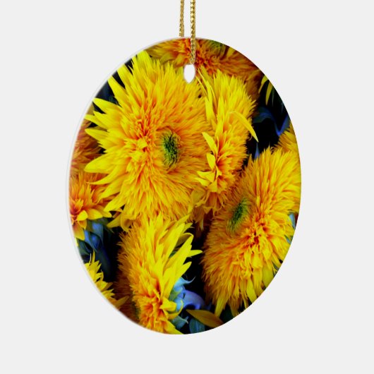 Sonnenblumen Keramik Ornament (Rechts)