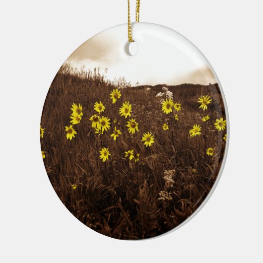 Sonnenblumen Keramik Ornament (Links)