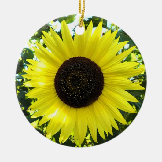 Sonnenblumen Keramik Ornament (Vorne)