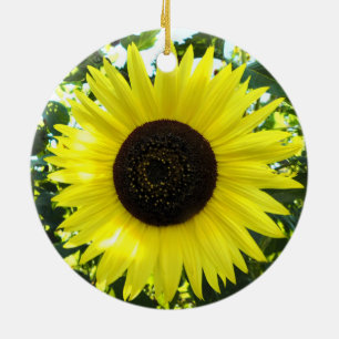Sonnenblumen Keramik Ornament