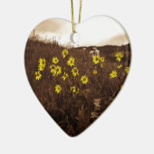 Sonnenblumen Keramik Ornament (Links)