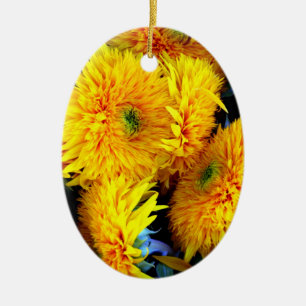 Sonnenblumen Keramik Ornament