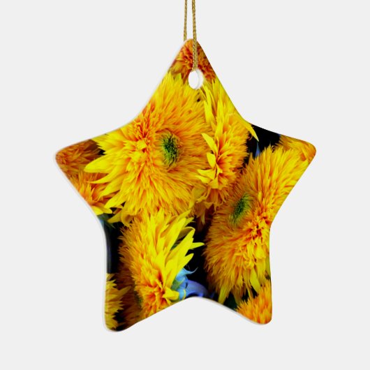 Sonnenblumen Keramik Ornament (Rechts)