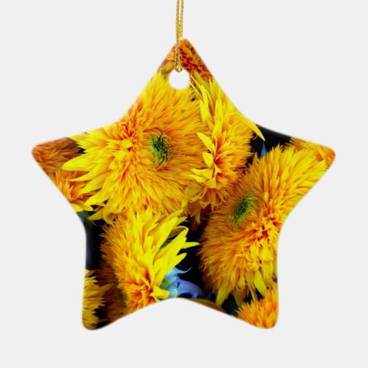 Sonnenblumen Keramik Ornament (Vorne)