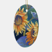 Sonnenblumen Keramik Ornament (Rechts)