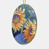 Sonnenblumen Keramik Ornament (Links)
