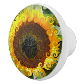 SONNENBLUMEN KERAMIKKNAUF (Rechts)