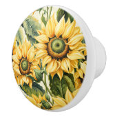 Sonnenblumen Keramikknauf (Rechts)