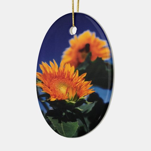 Sonnenblumen Keramikornament (Links)