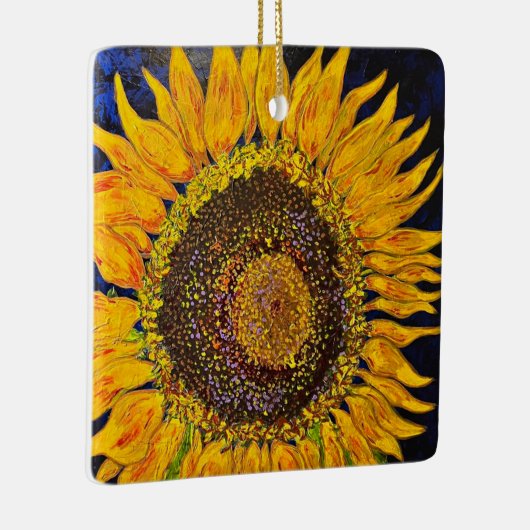 Sonnenblumen Keramikornament (Rechts)