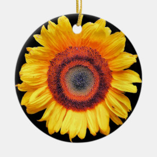 SONNENBLUMEN KERAMIKORNAMENT