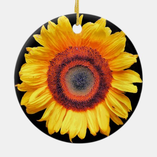 SONNENBLUMEN KERAMIKORNAMENT (Hinten)