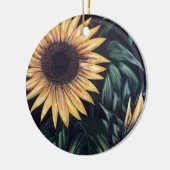 Sonnenblumen Keramikornament (Links)