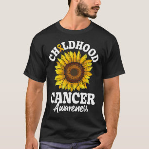 Sonnenblumen Kinder Krebs Bewusstsein Multifunktio T-Shirt