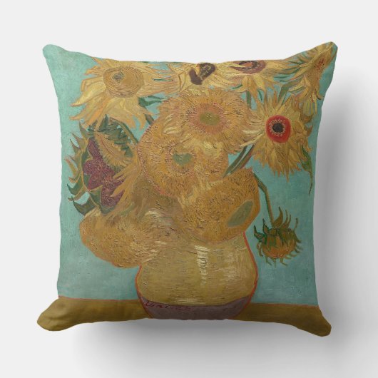 Sonnenblumen Kissen (Vorderseite)