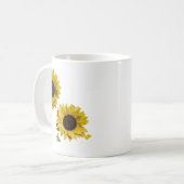 Sonnenblumen Klassisches Design der Tasse - die Na (Vorderseite Links)