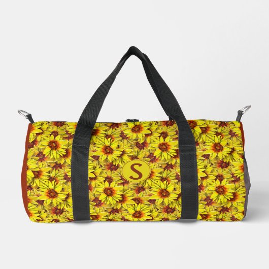 Sonnenblumen-Kleine-Duffel-Turnbeutel Duffle Bag (Vorderseite)