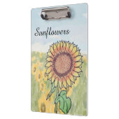 Sonnenblumen  klemmbrett (Links)