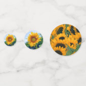 Sonnenblumen Konfetti (Vorderseiten)