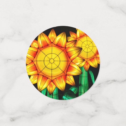 Sonnenblumen Konfetti (Klein Vorderseite)