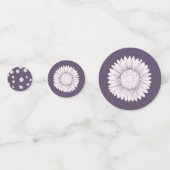 Sonnenblumen Konfetti (Vorderseiten)