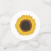 Sonnenblumen Konfetti (Klein Vorderseite)