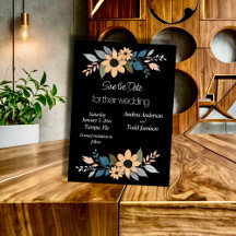 Sonnenblumen kontrastieren schwarze Hochzeit