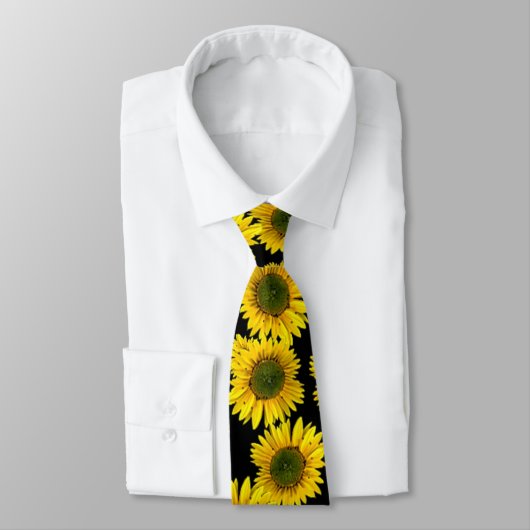 Sonnenblumen Krawatte (Gebunden)