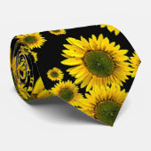 Sonnenblumen Krawatte (Gerollt)