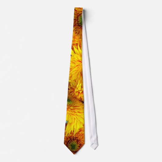 Sonnenblumen Krawatte (Vorderseite)
