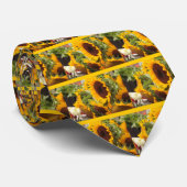 Sonnenblumen Krawatte (Gerollt)