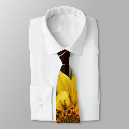 Sonnenblumen Krawatte (Gebunden)