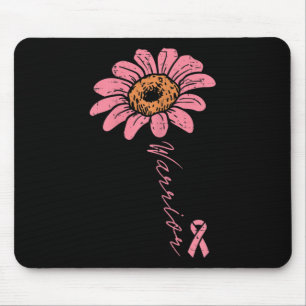 Sonnenblumen Krieger rosa Ribbon Brustkrebs Awaren Mousepad
