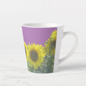 Sonnenblumen Kruste. BC Lilac Latte Tasse (Rechts)