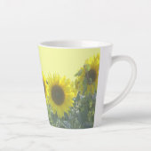 Sonnenblumen Kruste. BC Yellow Latte Tasse (Rechts)