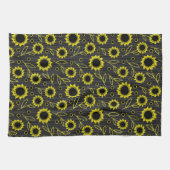 Sonnenblumen-Küchentuch Geschirrtuch (Horizontal)